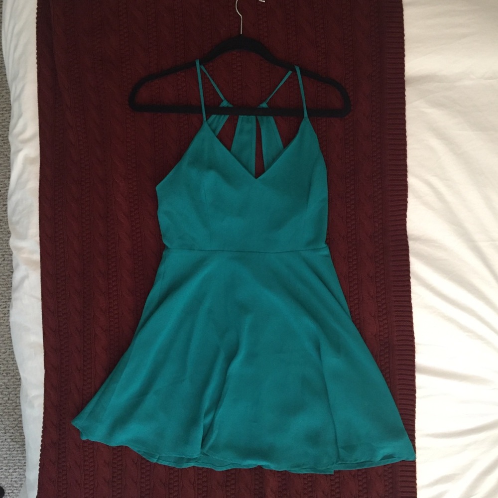 LIKE NEW Teal Skater Dress
